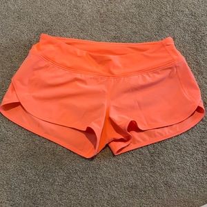 Bright coral water LuLu Speed Shorts
